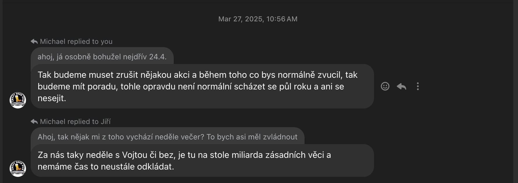 messenger screenshot
