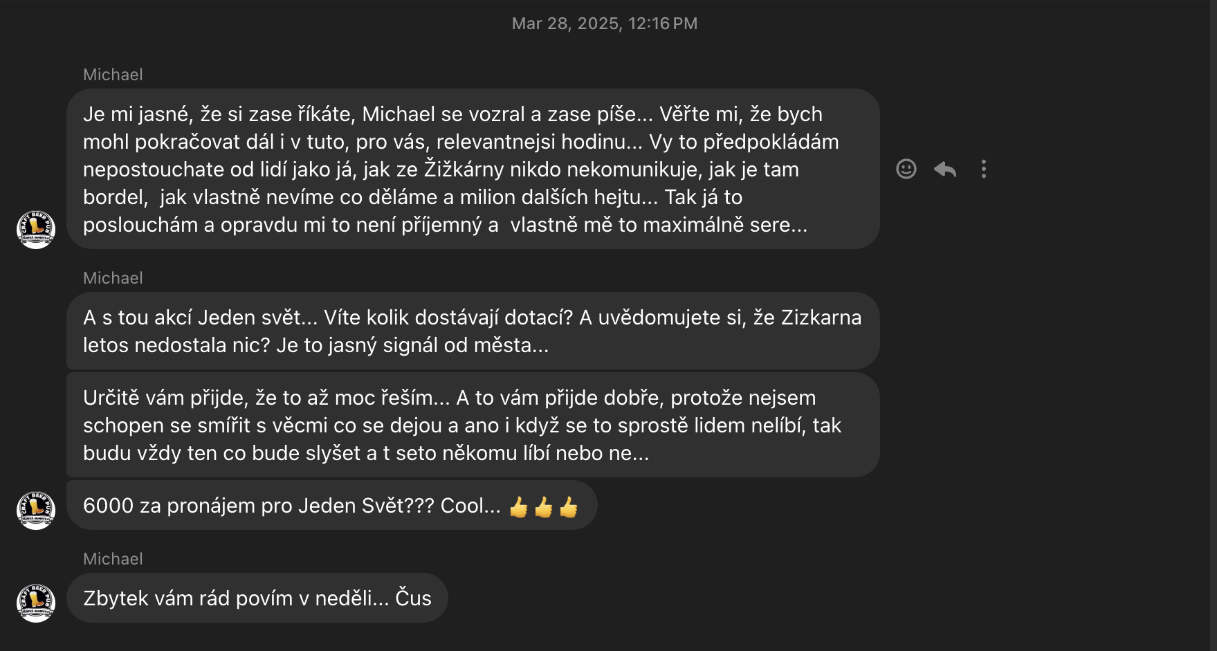 messenger screenshot