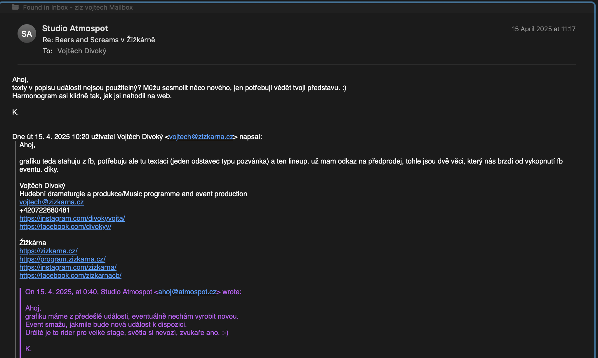 mail conversation screenshot