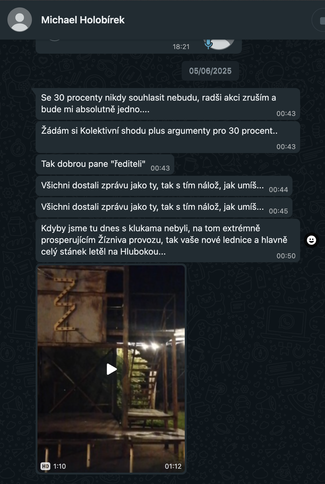 mail conversation screenshot